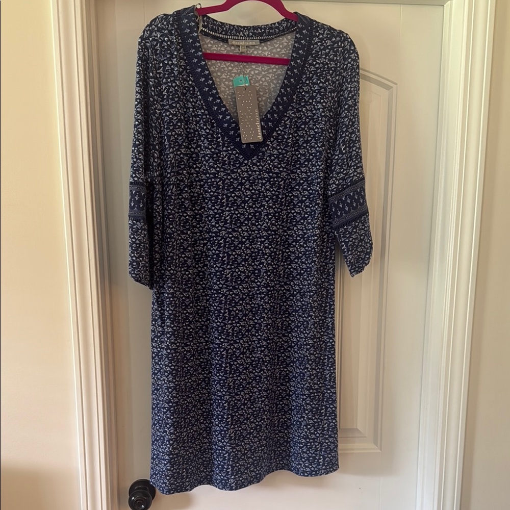 Daniel Rainn Blue Floral Dress